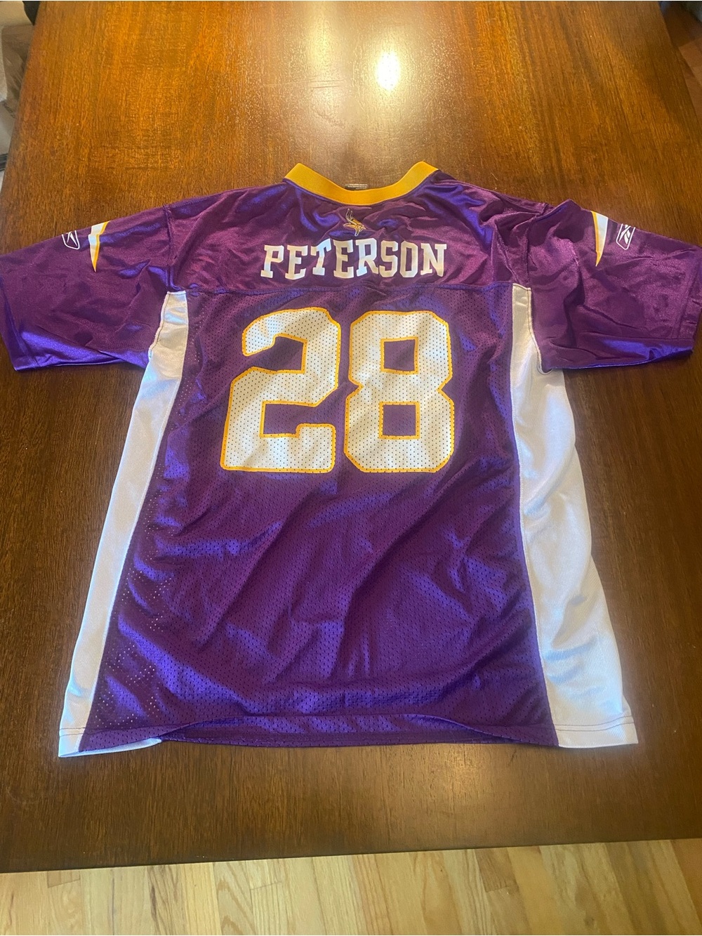 Vintage Reebok Minnesota Vikings Adrian Peterson #28 Jersey Youth XL (18-20) NFL